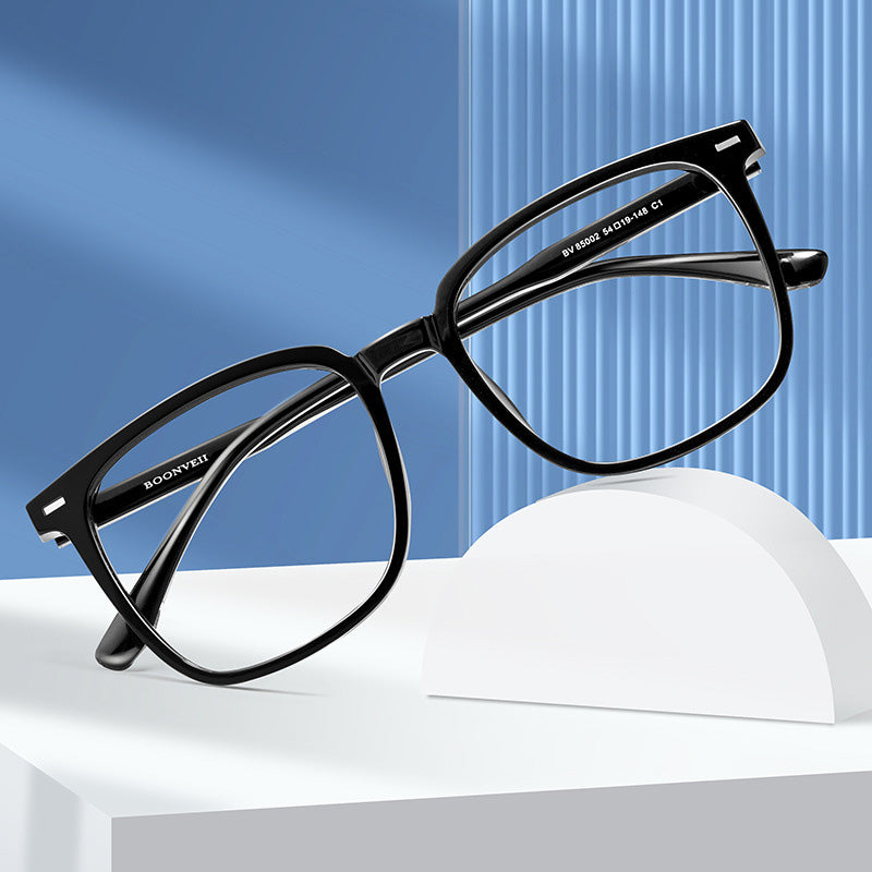 Unisex full-frame large-frame glasses made of Acetate, available in multiple colors BV85002B