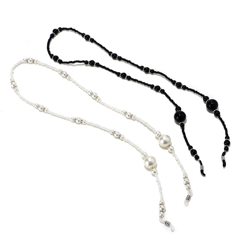 Eyeglass Chains with Beaded Design – Decorative Glasses Holder Necklace JS016