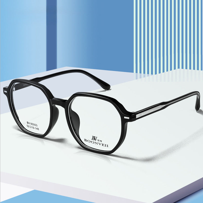 Unisex full-frame large-frame glasses made of Acetate, available in multiple colors BV85003B