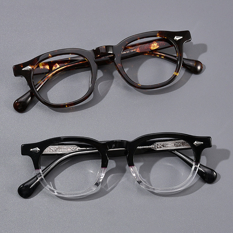 Unisex retro-style eyewear in Acetate in a variety of tortoiseshell colors. KBT98763