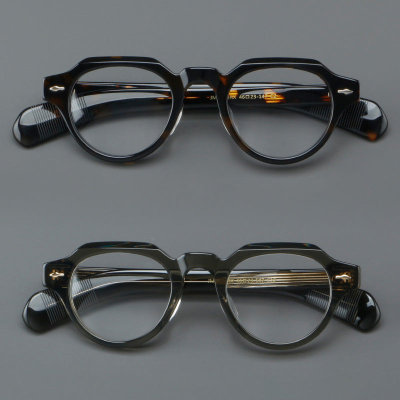 Oval Acetate Full Rim Prescription Glasses Spectacles Frames JMMKMRX