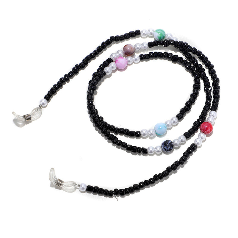 Trendy Beaded Glasses Neck Strap – Dainty Chain for Glasses JS017