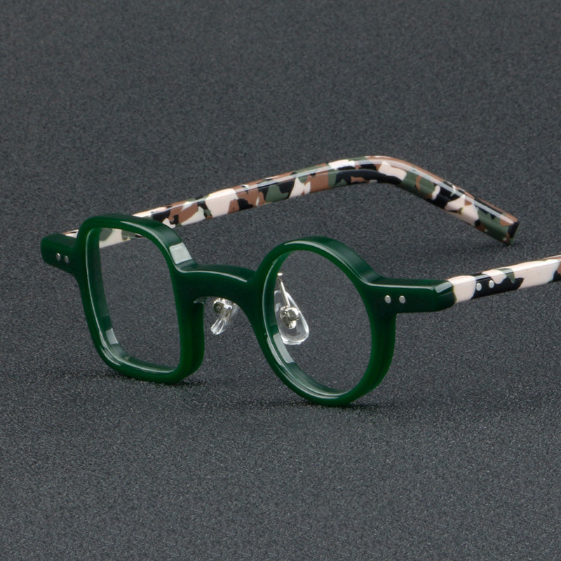 Asymmetry Acetate Full Rim Prescription Glasses Spectacles Frames 86005