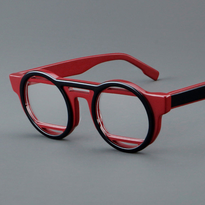 Geometric Acetate Full Rim Prescription Glasses Spectacles Frames XH23065A