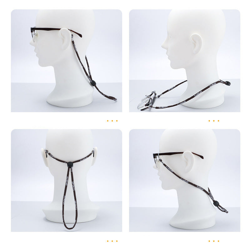 Adjustable Nylon Cotton Eyeglass Straps: Secure & Comfortable Eyewear Retainers JS005