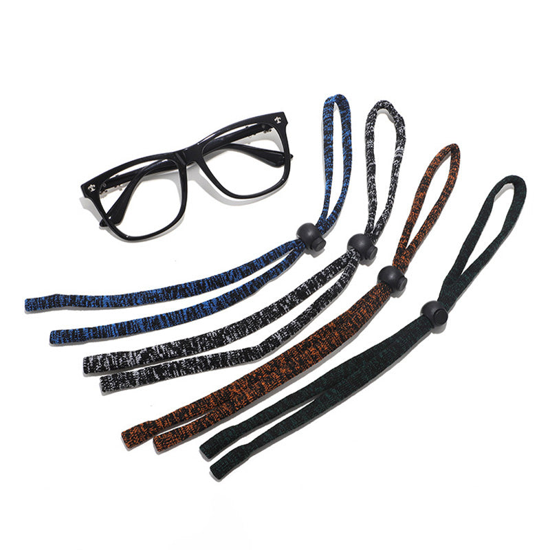 Sport-Ready Adjustable Eyeglass Straps – Polyester & Stretch Cotton Glasses Strap for Active Lifestyles JS020